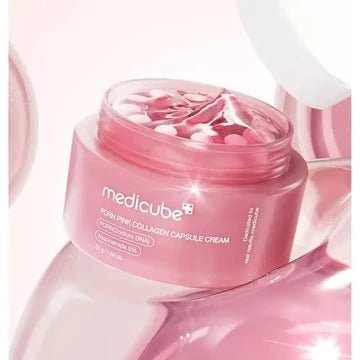 Medicube PDRN Pink Collagen Capsule Cream — Crème capsule raffermissante au PDRN de saumon 55g
