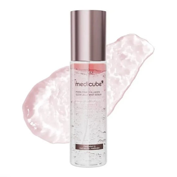 Medicube PDRN Pink Collagen Glow Jelly Mist Sérum — Brume sérum éclat au collagène 100ml
